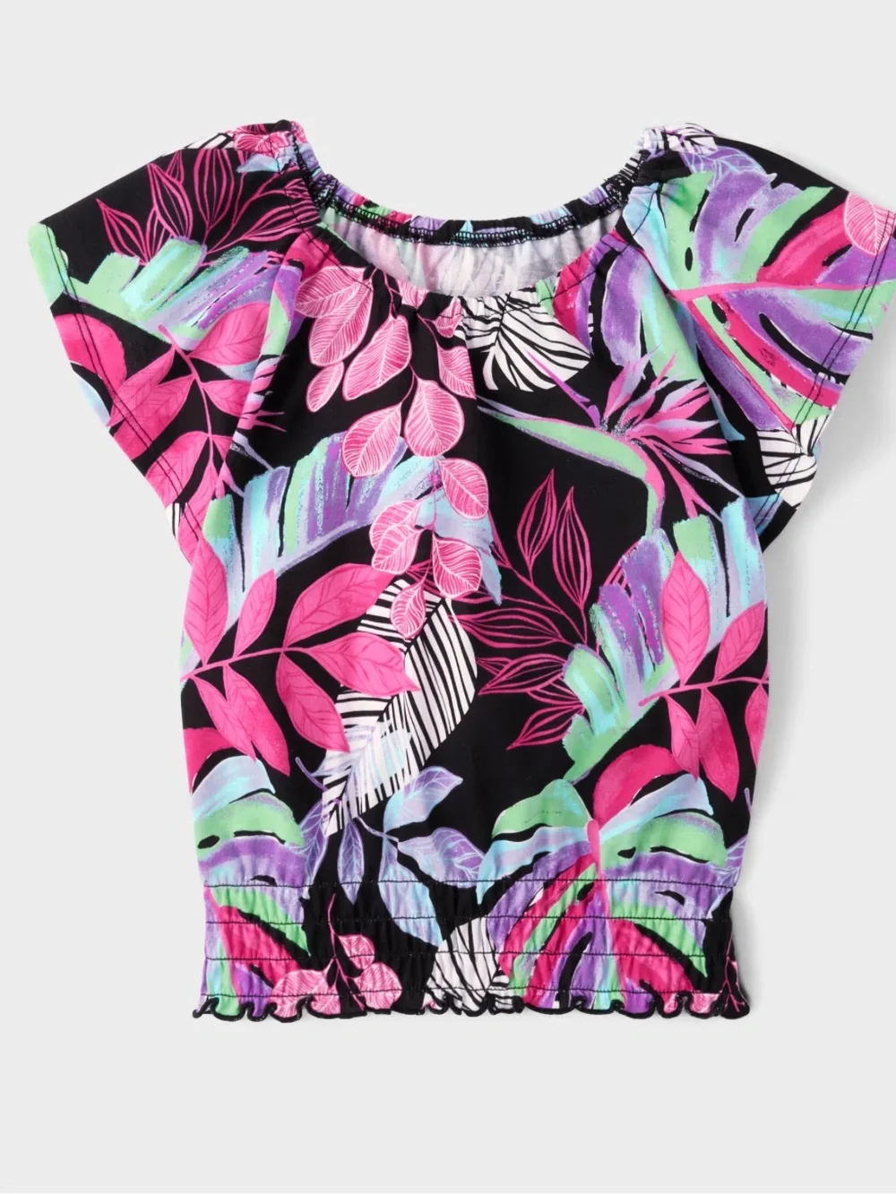 NEW the children’s place Girls Print Smocked Top multiple sizes